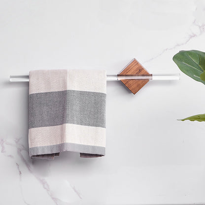 Minimalist Wall-Mounted Towel Rack