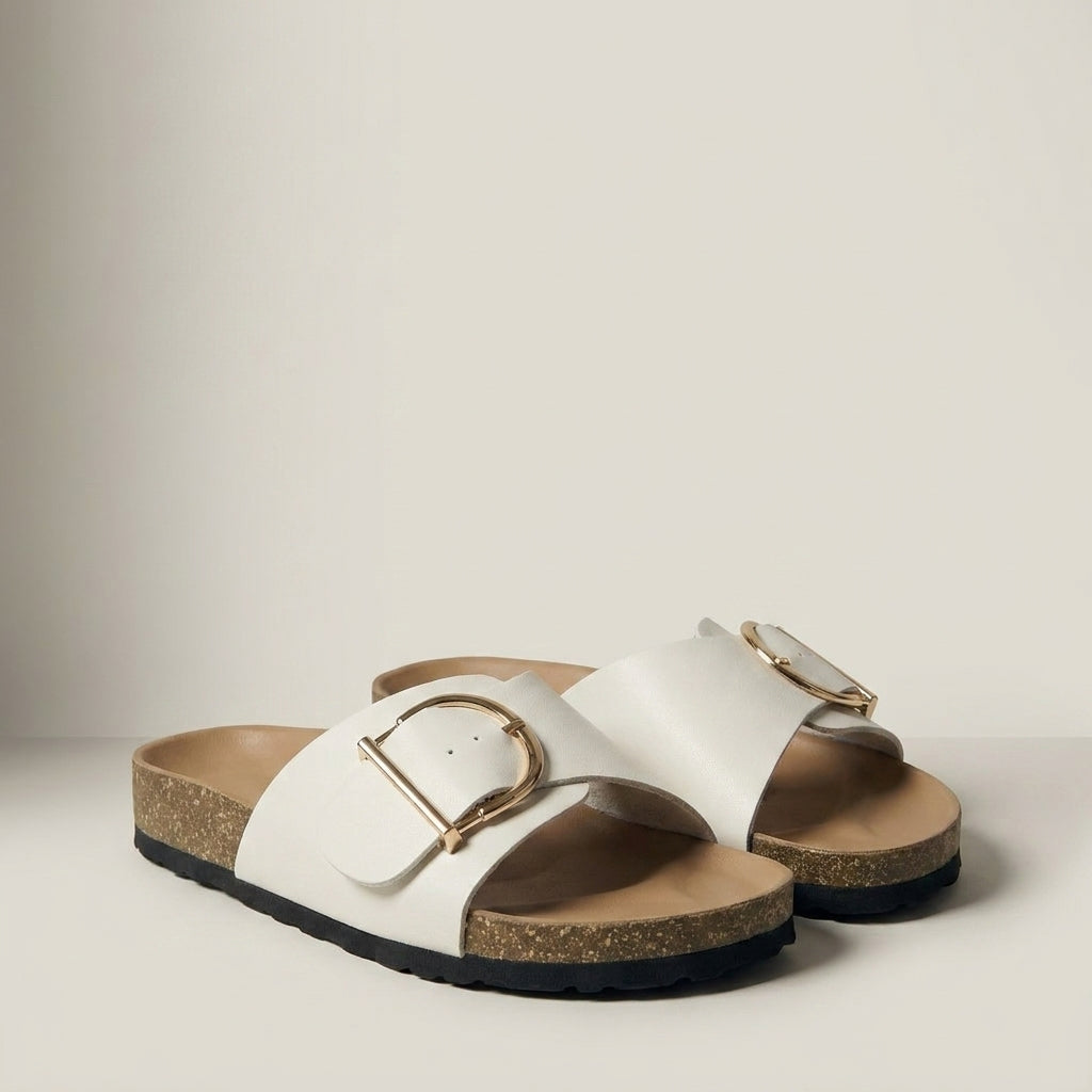 Orthopedic Thick Sole Slide Sandals for Women – Supportive & Comfortable Design