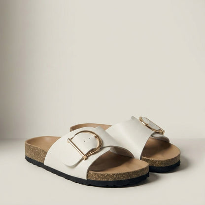 Orthopedic Thick Sole Slide Sandals for Women – Supportive & Comfortable Design