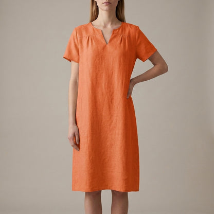 Relaxed Fit Dropped Shoulder Mini Dress for Women – Comfortable Casual Style