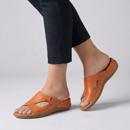 Orthopedic Open-Toe Slide Sandals for Women – Casual Everyday Support