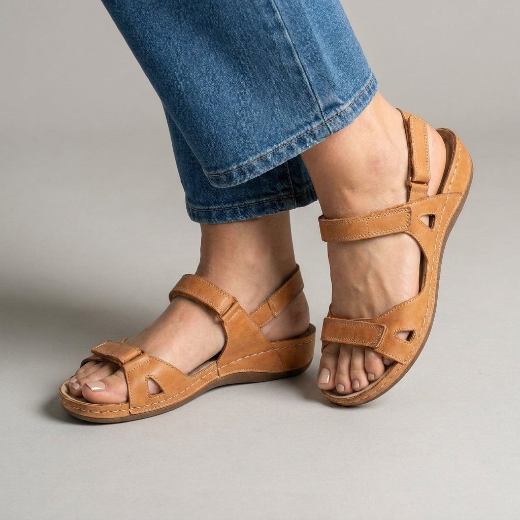 Orthopedic Open-Toe Sandals for Women – Adjustable Everyday Support