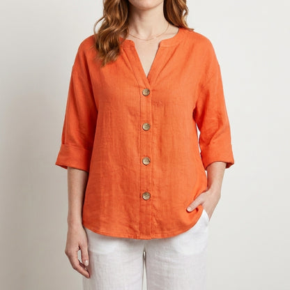 Casual Button Front Blouse for Women – Effortless Everyday Style