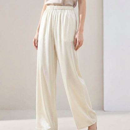 Wide Leg Full-Length Pants for Women – Comfortable & Stylish Design