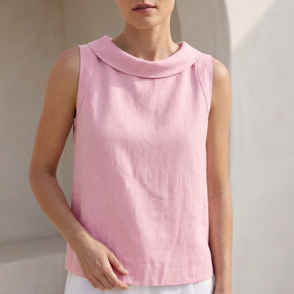 Relaxed Fit Sleeveless Top for Women – Breezy Casual Comfort