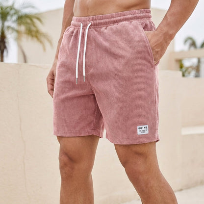 Relaxed Fit Drawstring Knee-Length Shorts for Men – Comfortable Casual Wear