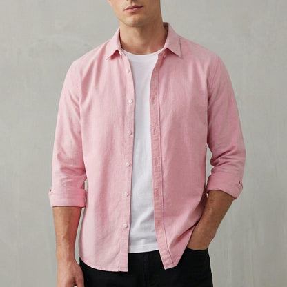 Casual Button-Up Shirt for Men – Effortless Style & Everyday Comfort