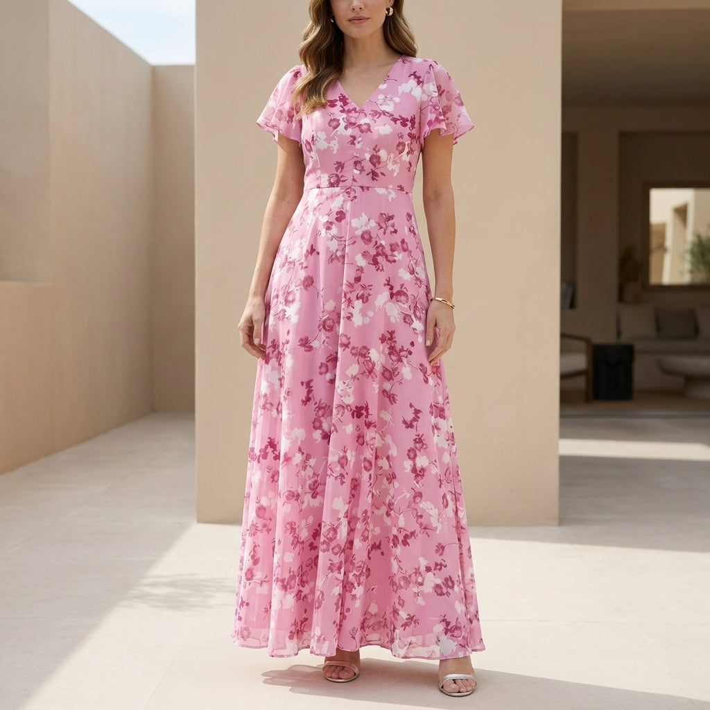 Floral Maxi Dress for Women – Graceful Elegance & Flowing Comfort