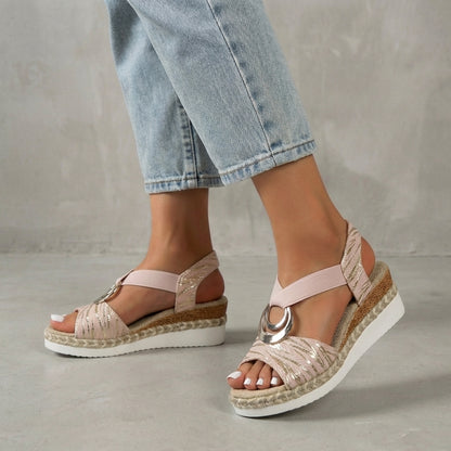Wedge Platform Sandals for Women – Stylish Comfort & Everyday Support
