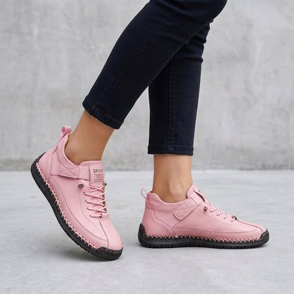 Casual Lace-Up Walking Sneakers for Women – Everyday Comfort & Versatile Style