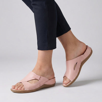 Orthopedic Open-Toe Slide Sandals for Women – Casual Everyday Support