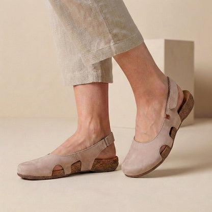 Orthopedic Cork Sole Slingback Sandals for Women – Comfortable Supportive Design