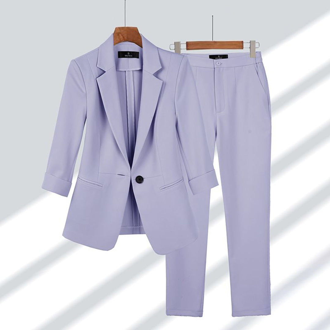 Women's Suit - Tailored Blazer & Trousers - Elegant & Professional Look