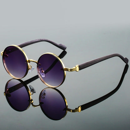 Aurora Vintage Round Sunglasses