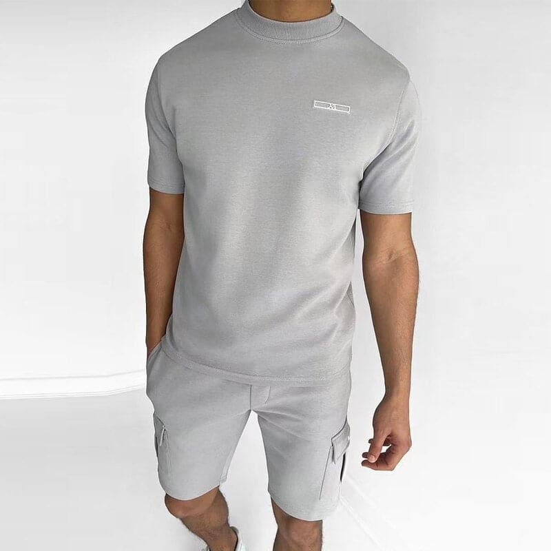 Men's T-shirt - Regular Fit - Short Sleeve - Soft and Breathable Cotton - Crew Neck