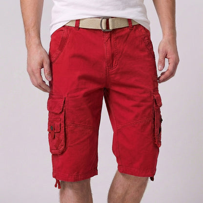 Relaxed Fit Belted Cargo Shorts for Men – Casual Comfort & Practicality