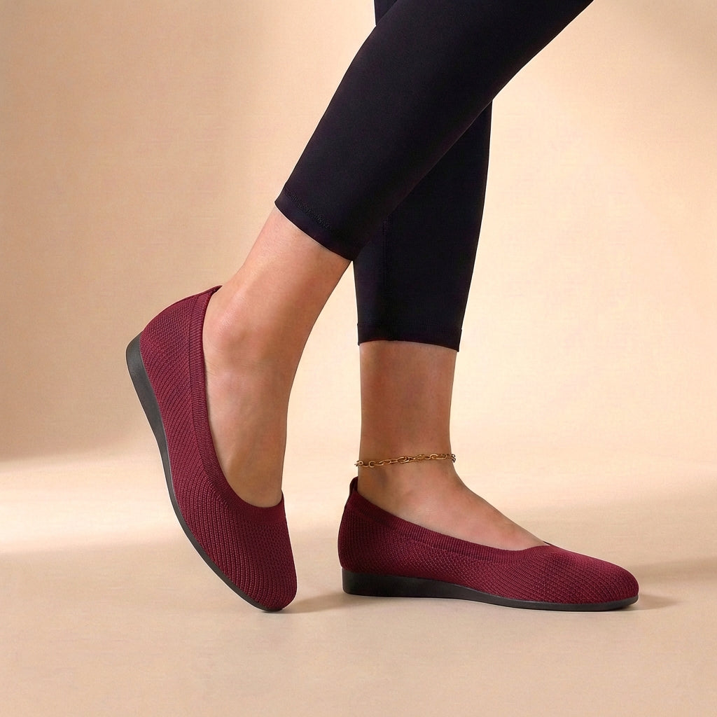 Breathable Anti-Slip Low-Cut Ballet Flats for Women – Comfortable Casual Wear