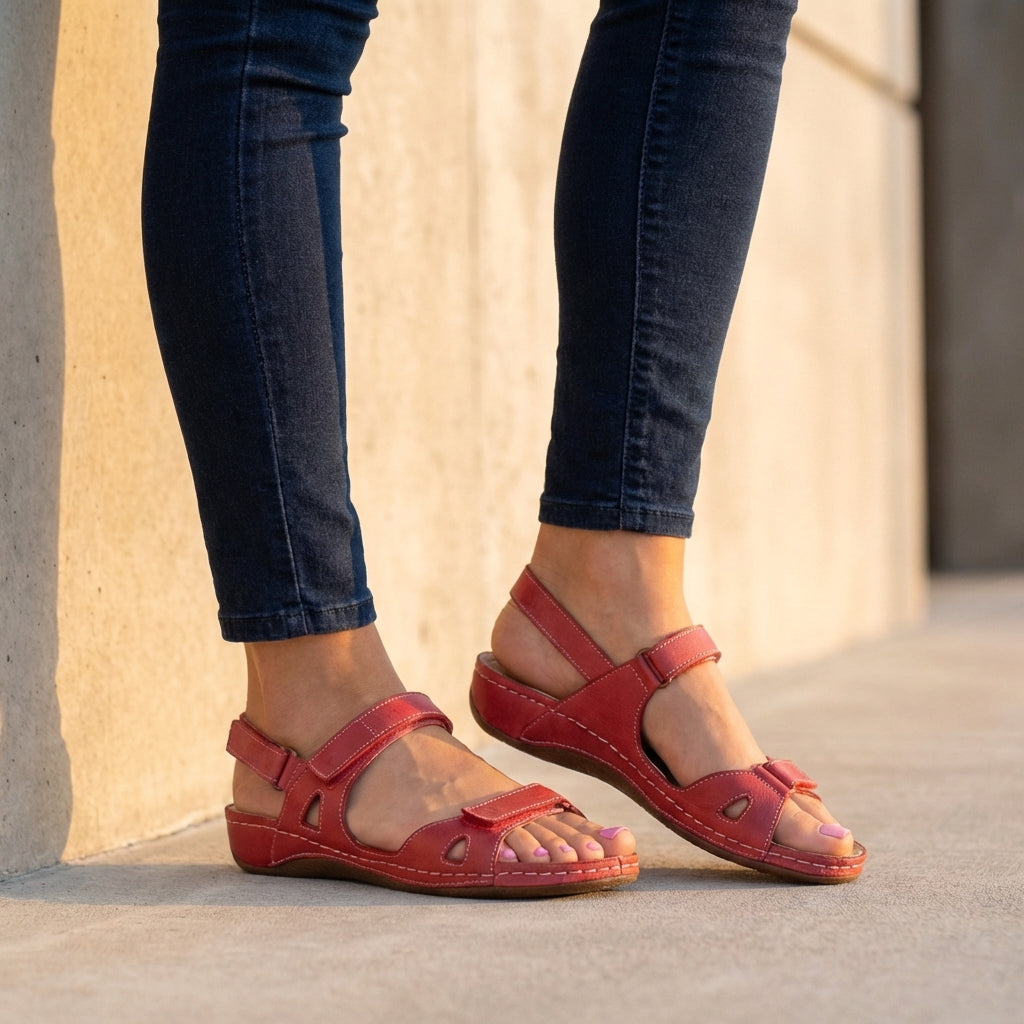 Adjustable Comfort Strap Sandals for Women – Secure Support & All-Day Ease