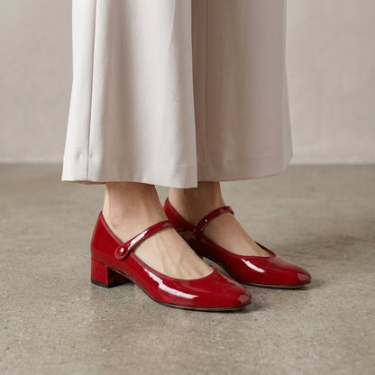 Square Toe Mary Jane Pumps for Women – Elegant & Comfortable Design