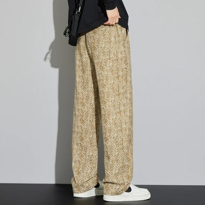 Joshua Linen Relaxed Fit Pants | Drawstring Waist Side Pockets Pants