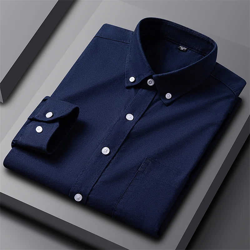 Classic Striped Button-Down Shirt for Men – Smart Everyday Comfort