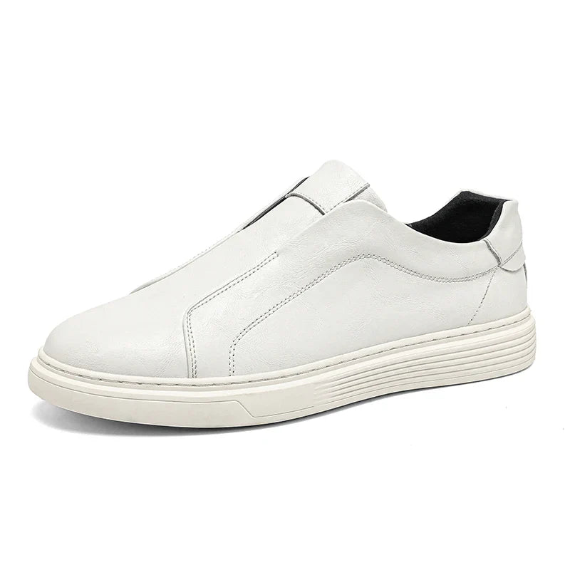 Harry Standard Fit Slip-On Loafers | Ribbed Sole Stitched Slip-On Loafers