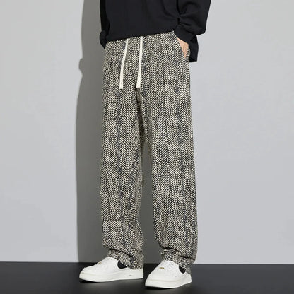 Joshua Linen Relaxed Fit Pants | Drawstring Waist Side Pockets Pants