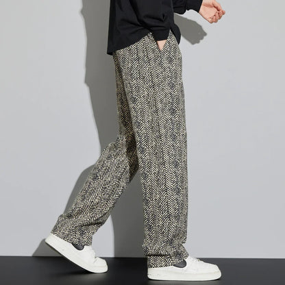 Joshua Linen Relaxed Fit Pants | Drawstring Waist Side Pockets Pants