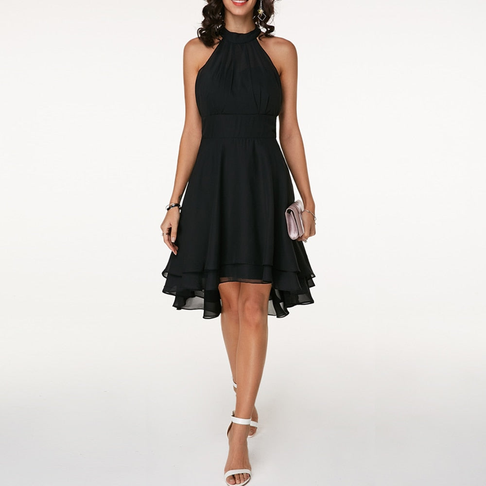 Marieke - Dress with Halter Neck
