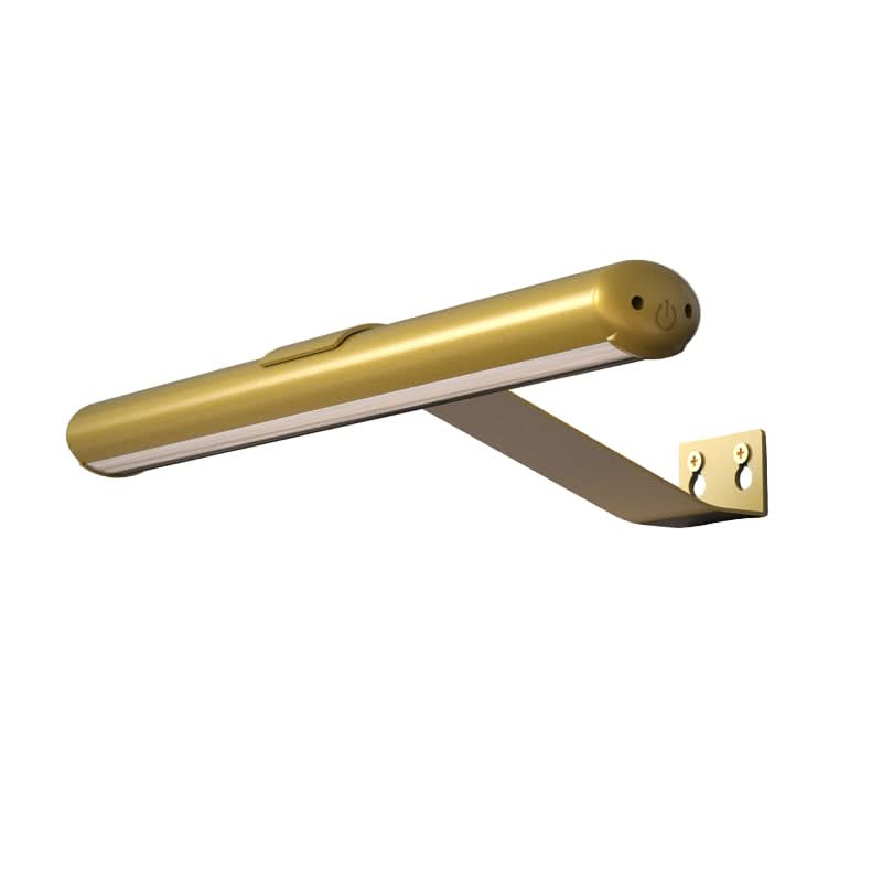 Minimalist Brushed Gold Picture Light
