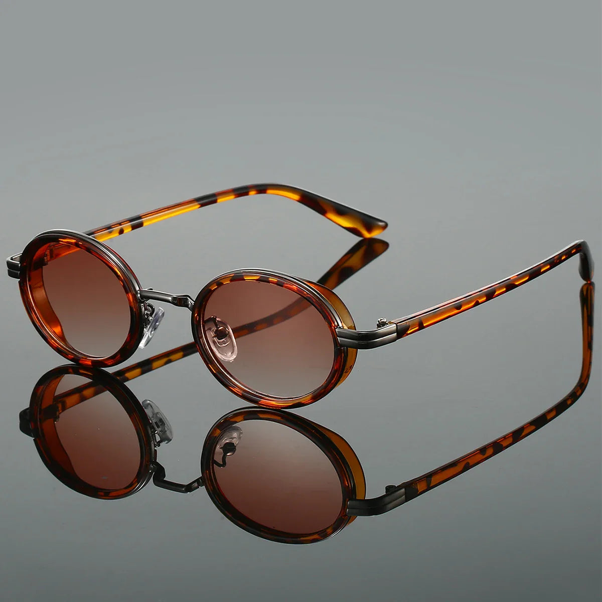 Selene Oval Vintage Sunglasses
