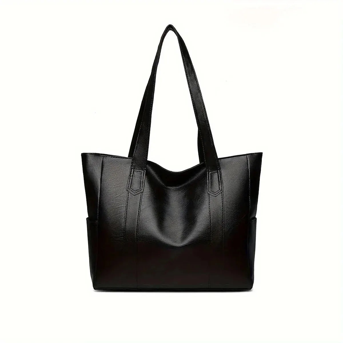 Classic Leather-inspired Tote Bag for Women – Spacious Everyday Elegance