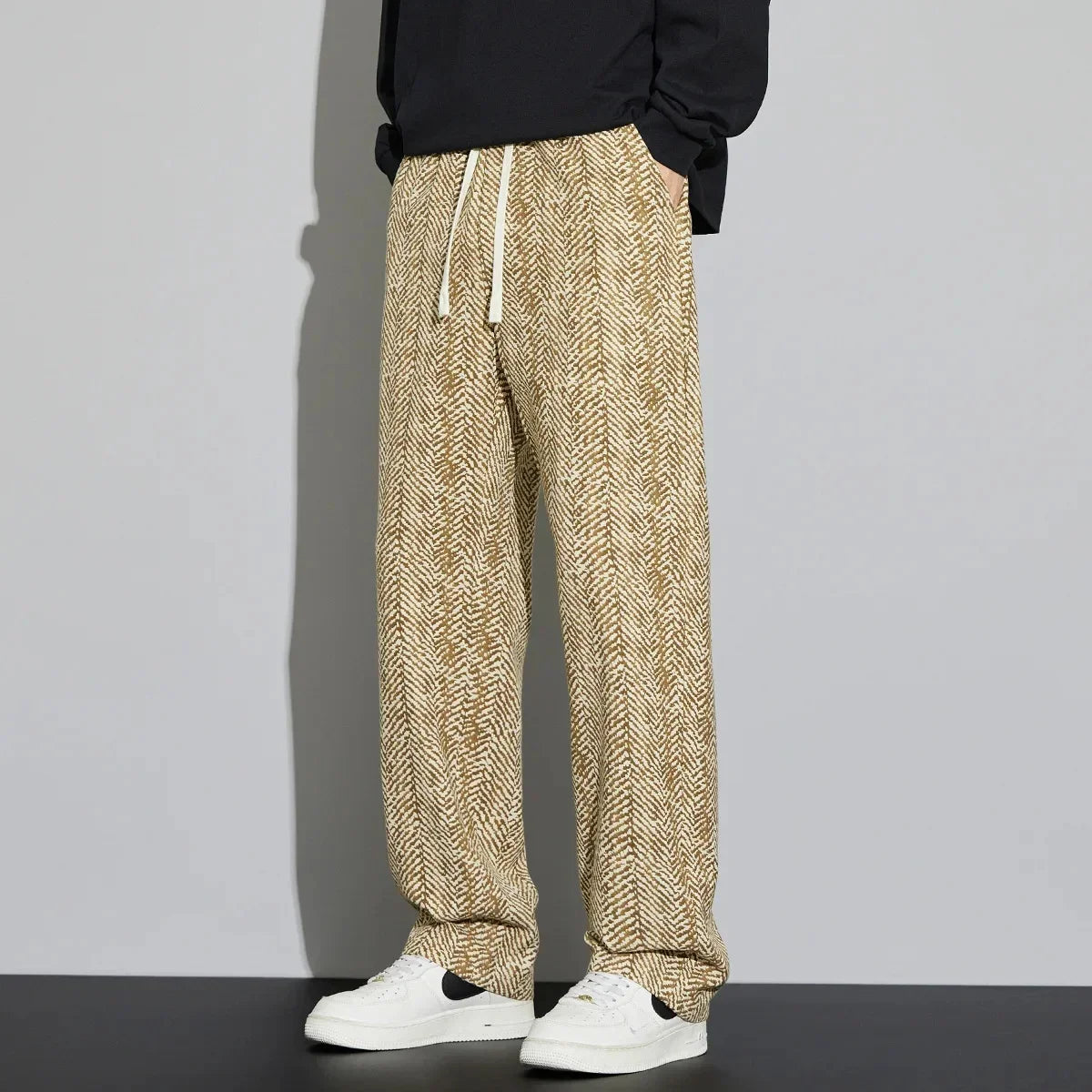 Joshua Linen Relaxed Fit Pants | Drawstring Waist Side Pockets Pants
