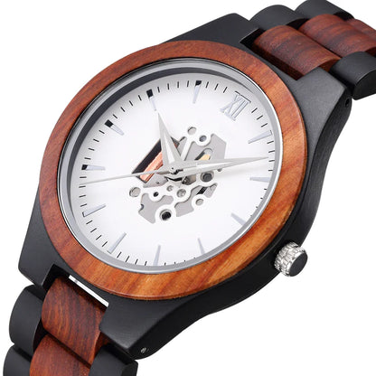 Harry Wood Skeleton Watch | Skeleton Dial Link Bracelet Watch