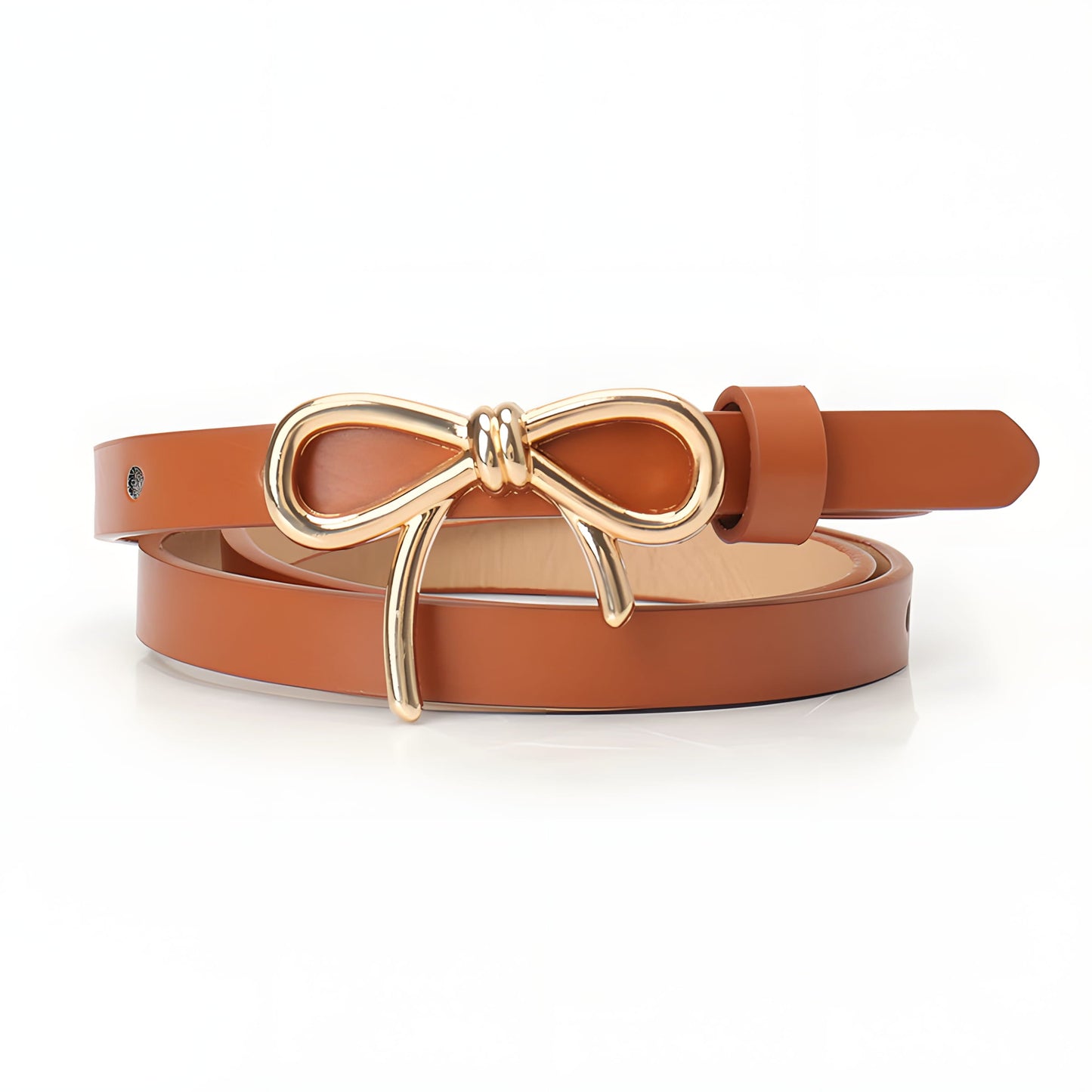 Viola Skinny Belt | Bow Buckle Adjustable Length Belt