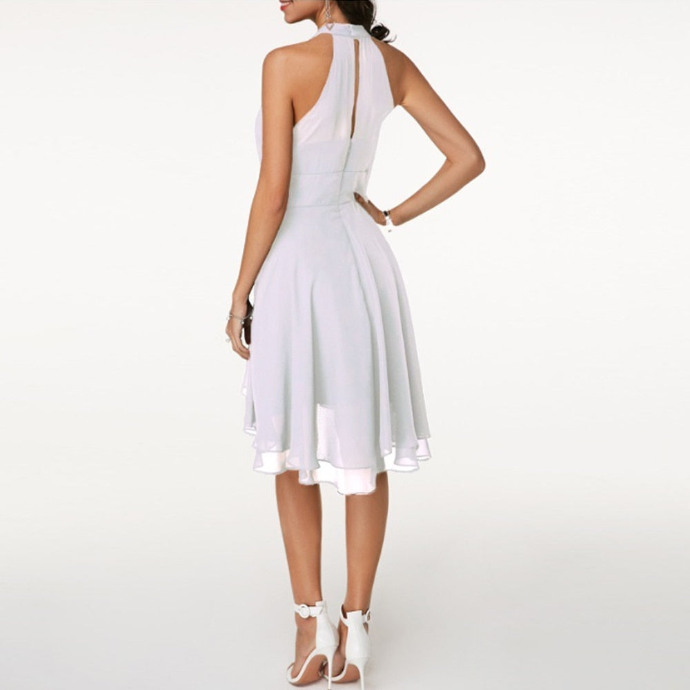 Marieke - Dress with Halter Neck