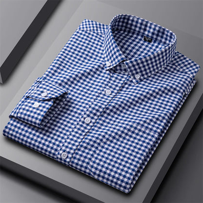 Classic Striped Button-Down Shirt for Men – Smart Everyday Comfort