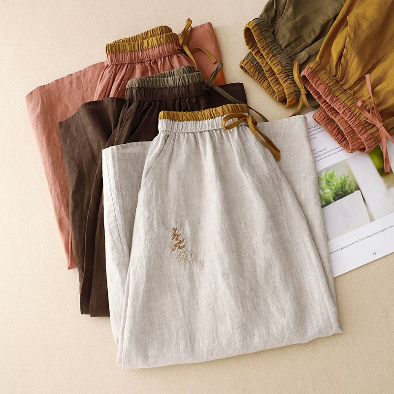 Embroidered A-Line Midi Skirt for Women – Comfortable Stylish Design