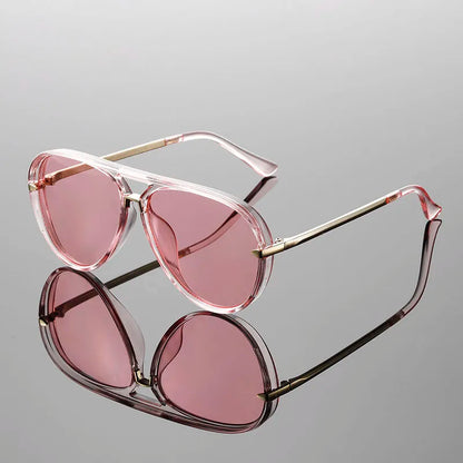 Vivienne Transparent Aviator Sunglasses