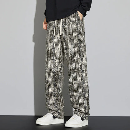 Joshua Linen Relaxed Fit Pants | Drawstring Waist Side Pockets Pants