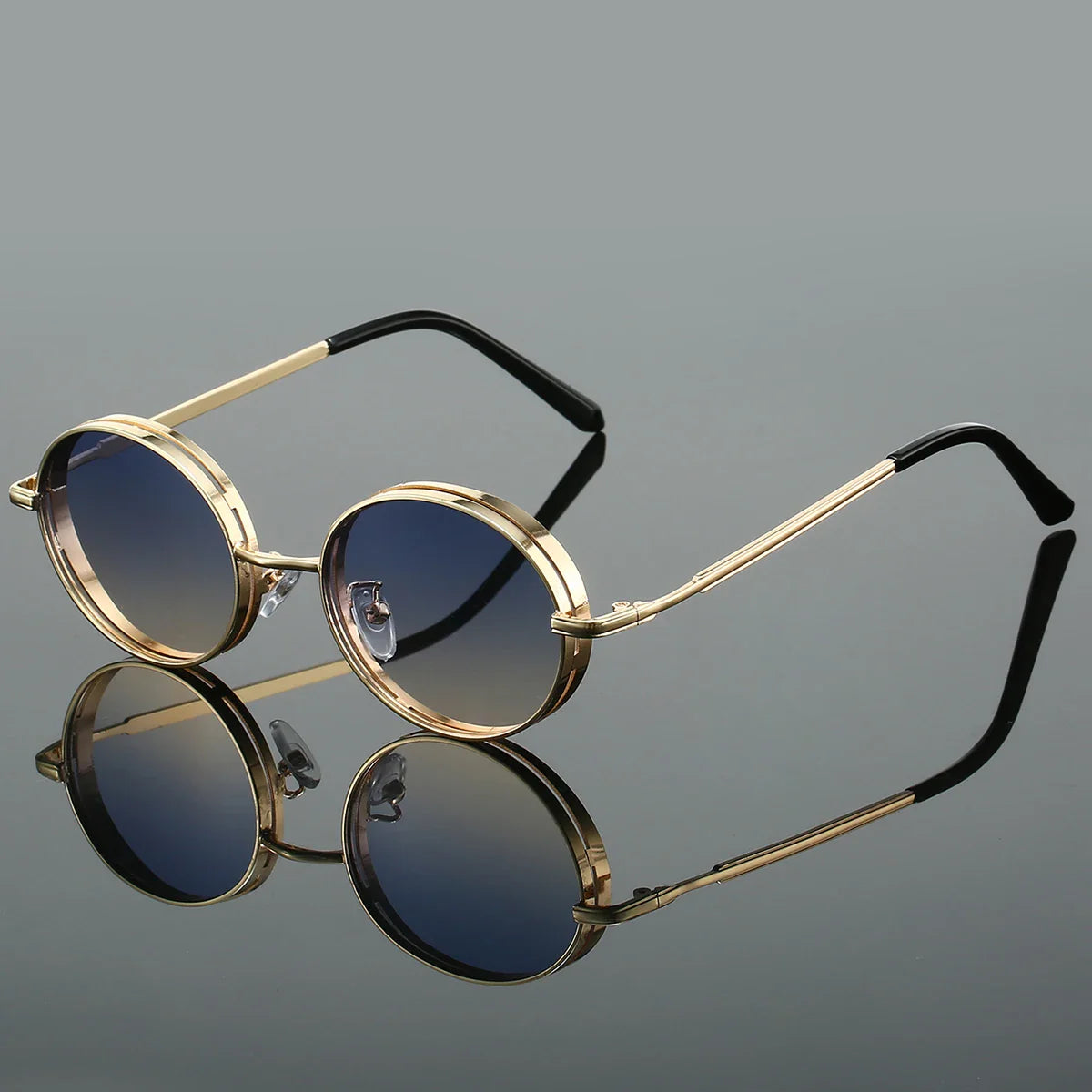 Celeste Vintage Round Sunglasses
