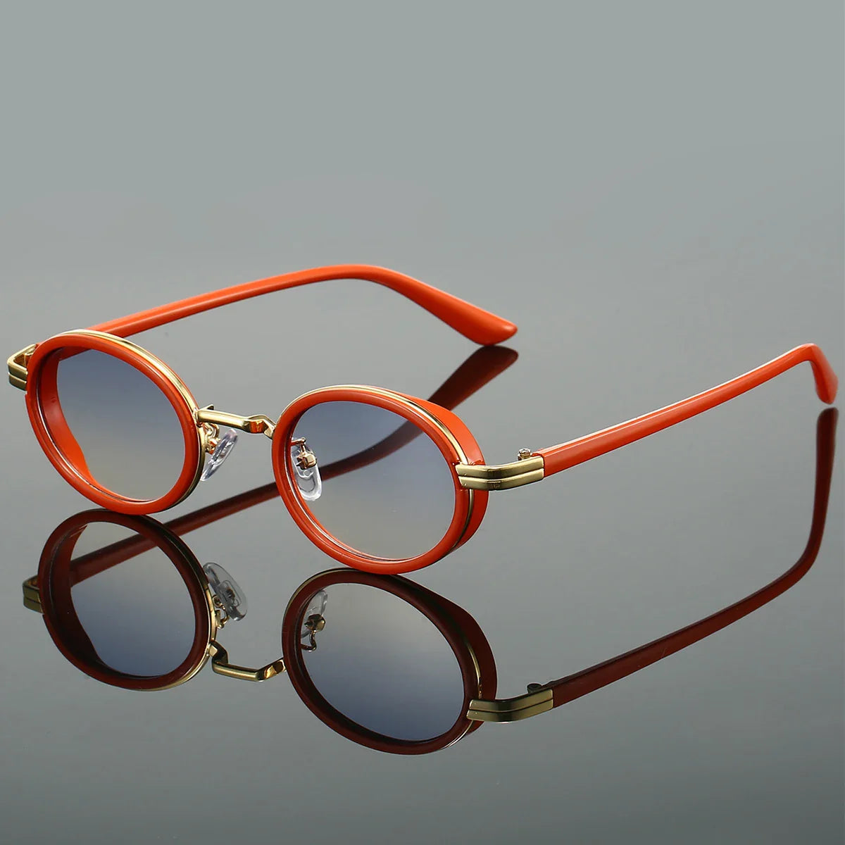 Selene Oval Vintage Sunglasses