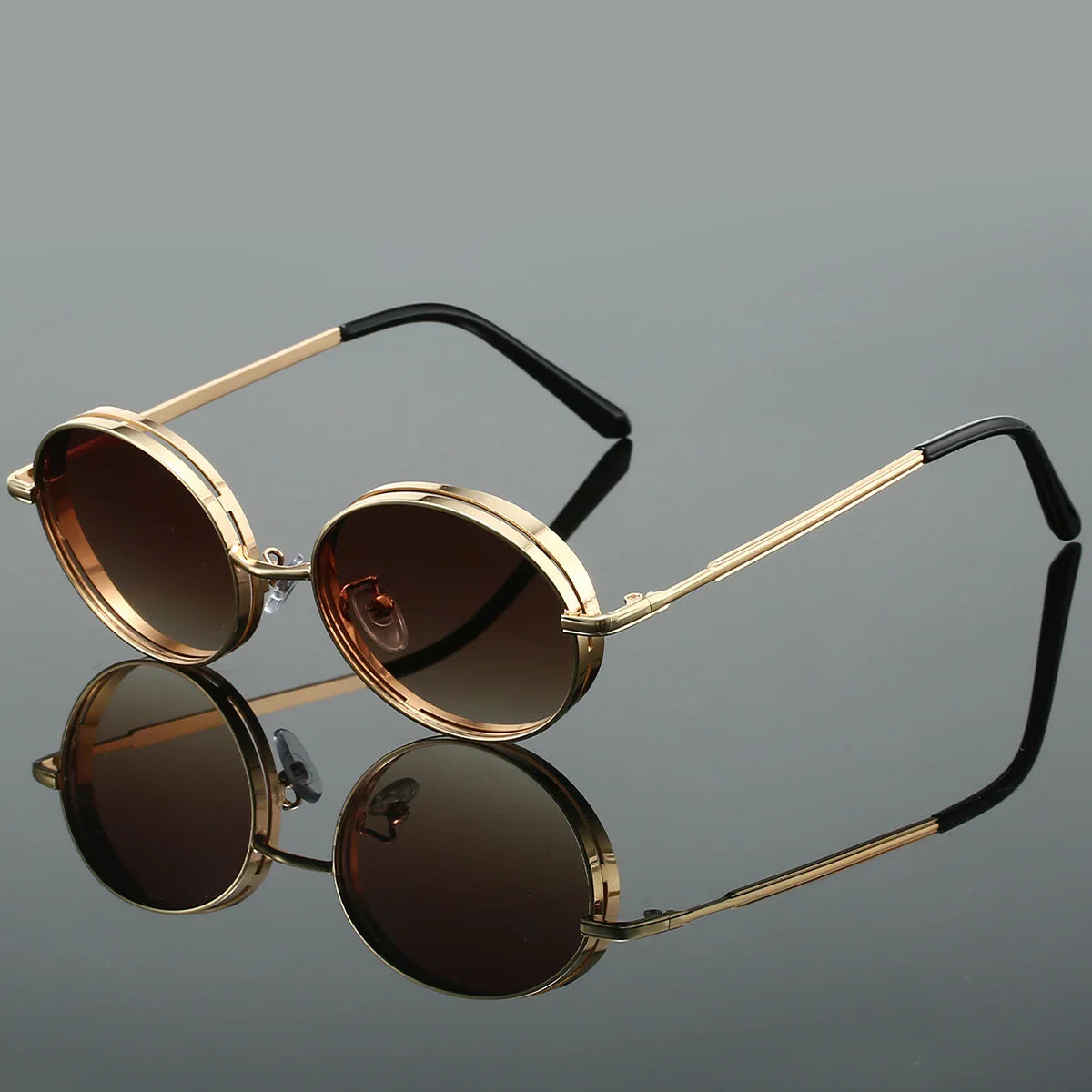 Celeste Vintage Round Sunglasses