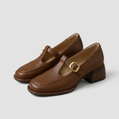 Orthopedic Comfort Fit T-Strap Mary Jane Shoes for Women – Supportive & Comfortable Design