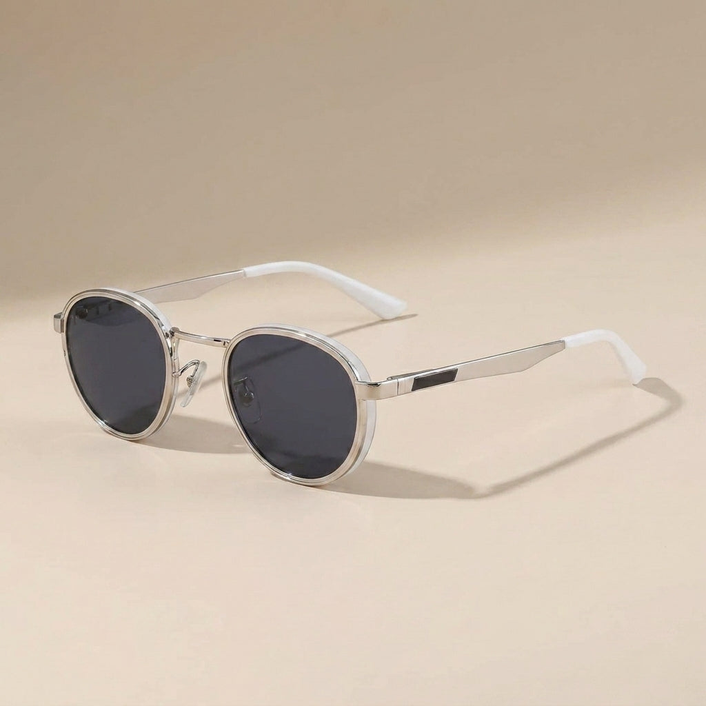 Matteo Round Metal Sunglasses