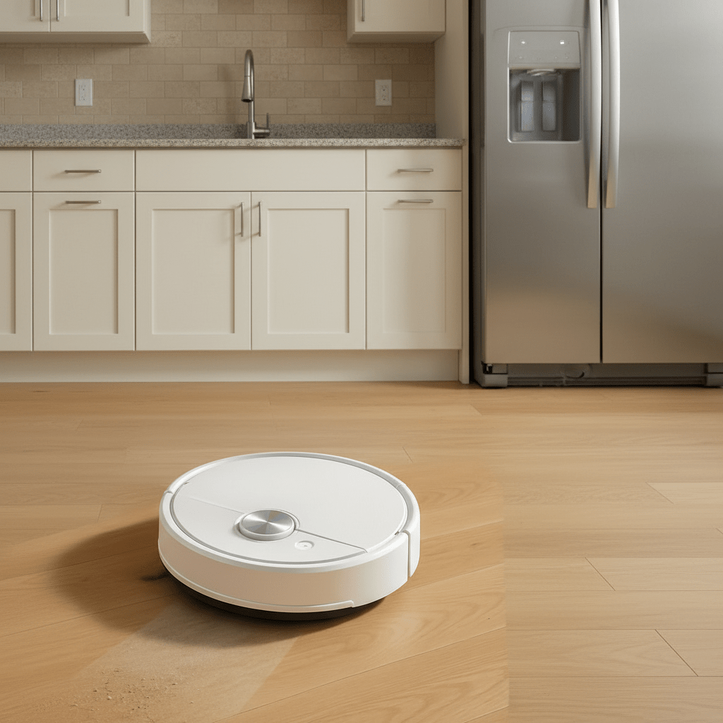 Smart Robot Vacuum with Navigation Sensors