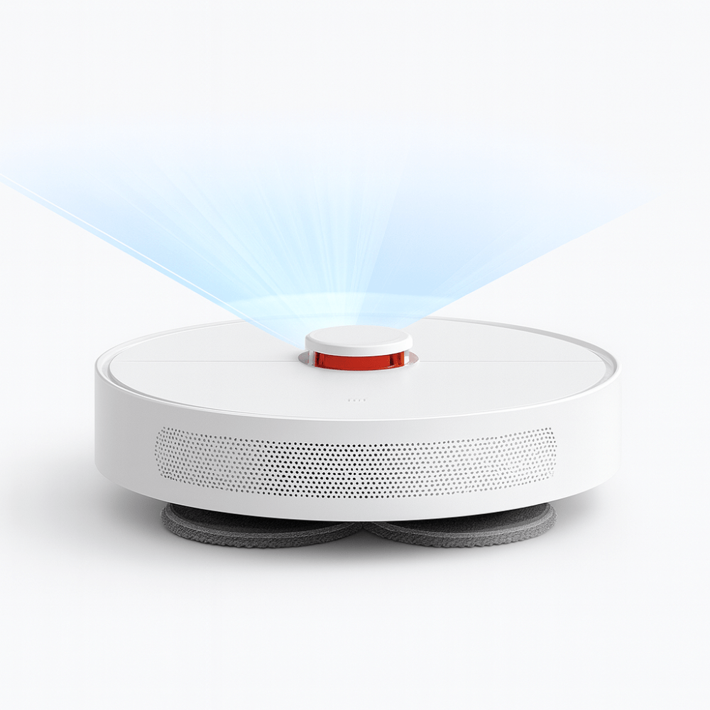 Smart Robot Vacuum with Navigation Sensors