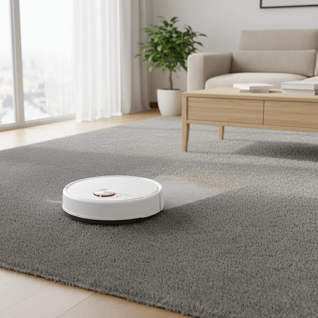 Smart Robot Vacuum with Navigation Sensors