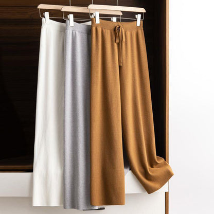 Isabella Relaxed Fit Wide-Leg Pants | Drawstring Waist Pants