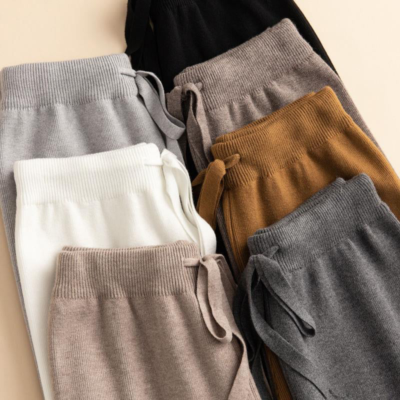 Isabella Relaxed Fit Wide-Leg Pants | Drawstring Waist Pants